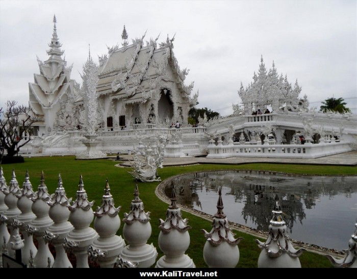 Wat Rong Khun the 'white temple' of Chiang Rai. 