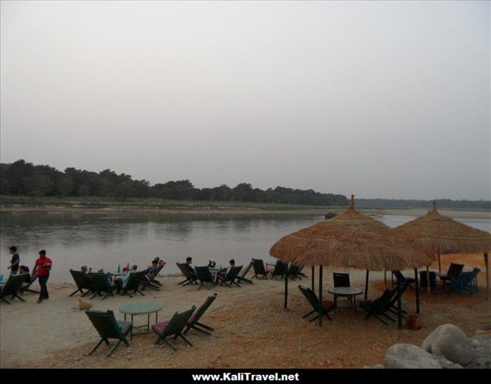 Riverside chill out at Chitwan National Park, Nepal.