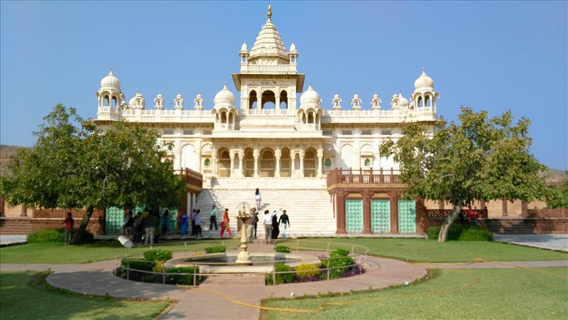 Jaswant Thada in Jodhpur, India.