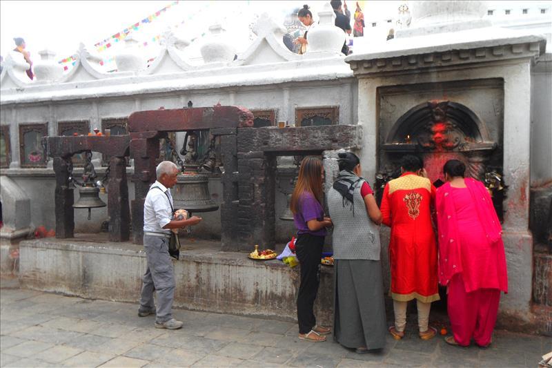 prayer-bells-shrine-boudhanath-stupa-kathmandu-nepal