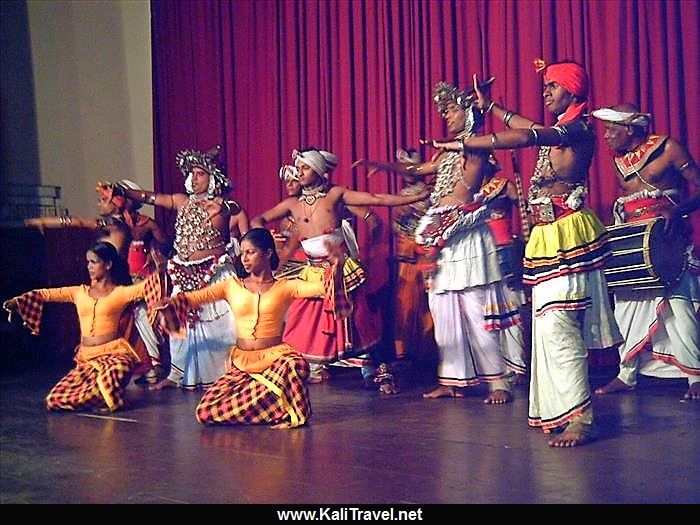 Sri Lanka Kandyan Dancers on stage.