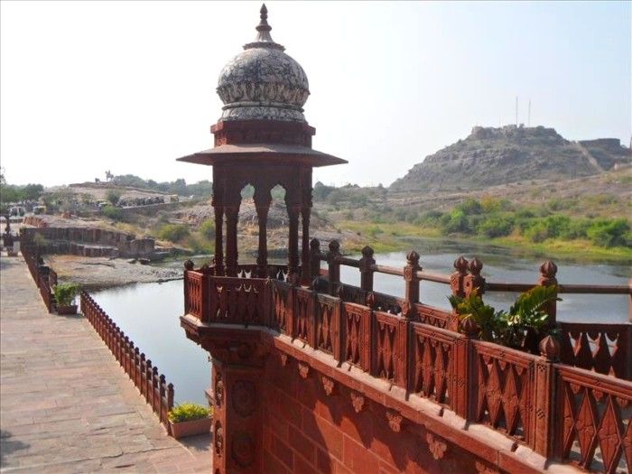 View to Jodhpur Fort from Jaswant Thada.