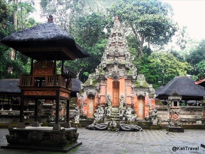 Temples in the Sacred Monkey Forest Sanctuary in Ubud.