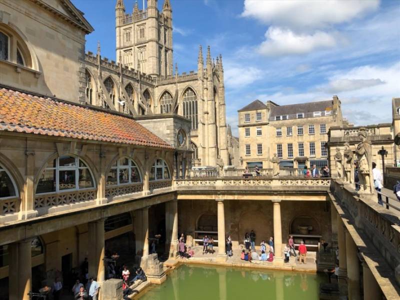 Days out in Somerset UK to the Roman Baths.
