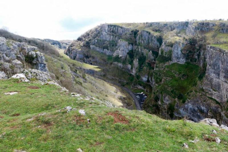 Deep Cheddar Gorge, the best place to visit in Somerset.