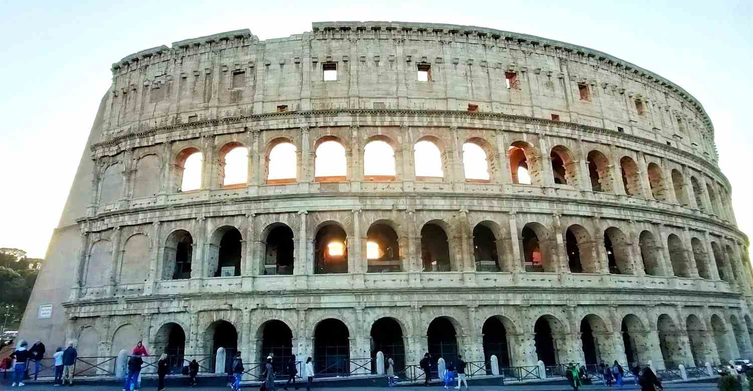 The Colosseum is the top site to visit in Rome.