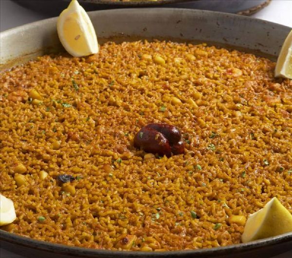 'Arrós a Banda' gourmet seafood rice in Dénia.