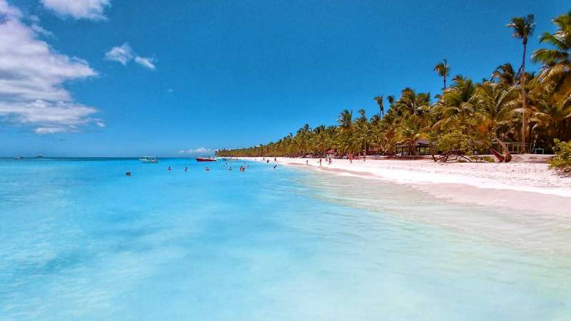 Isla Saona is the most beautiful island in the Dominican Republic.