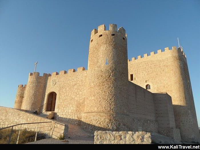 Jumilla castle in the murcia region of southern Spain.