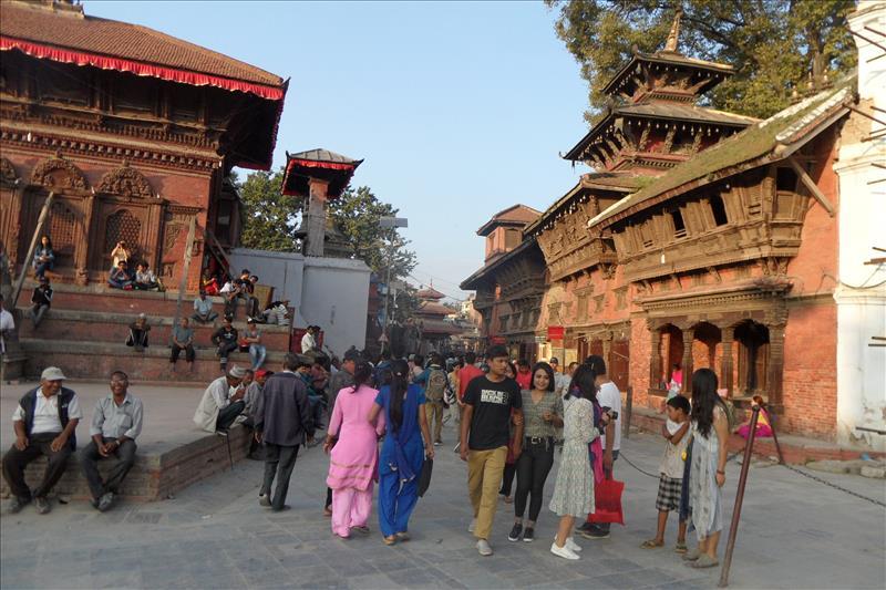 Kathmandu Durbar Square in Nepal (Asia).