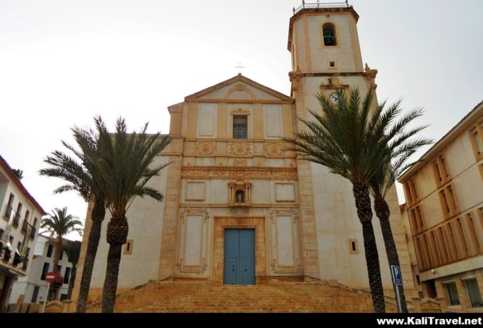 18th century Immaculate Conception Church in La Nucia, Spain.