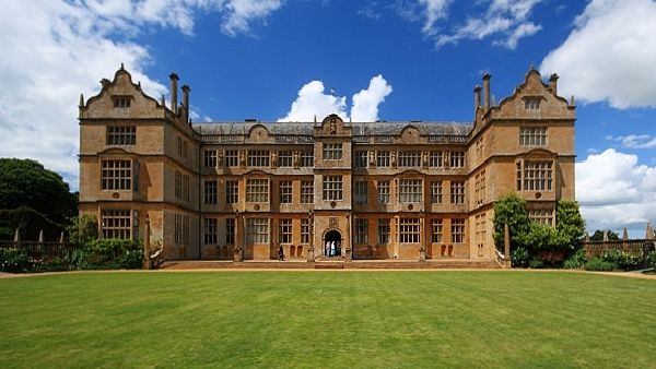 View of the east front of Montacue House in Yeovil, Somerset.