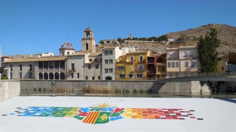 Orihuela old town riverside promenade, Costa Blanca.