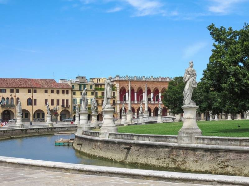 View of Padua the best daytrip from Venice in Italy.