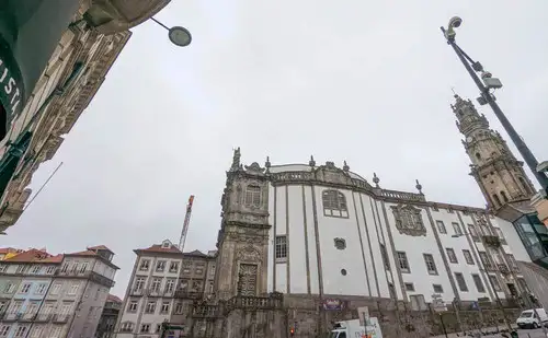 Clerigos Church and Tower in historic Porto.