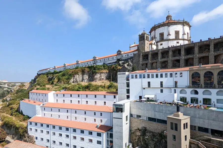 Outside the port wine cellars in Vila Nova de Gaia.