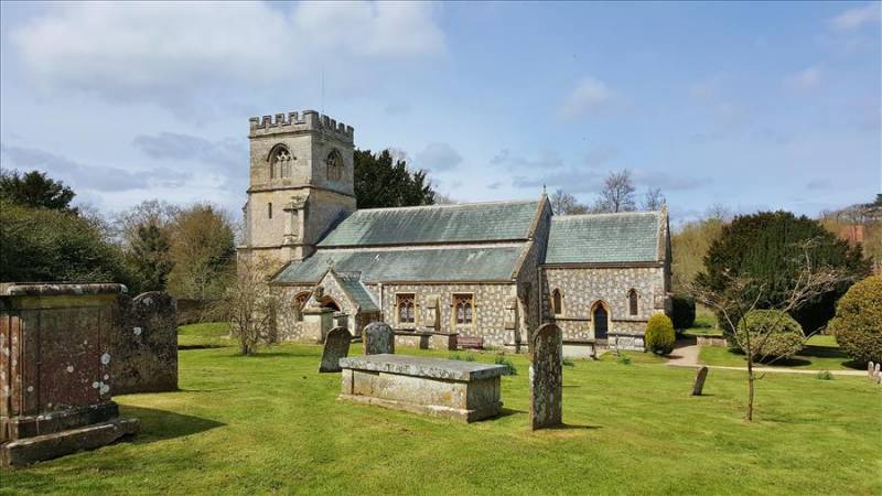 Ancient Preshute Church at Marlborough College is one of the sights of Wiltshire.