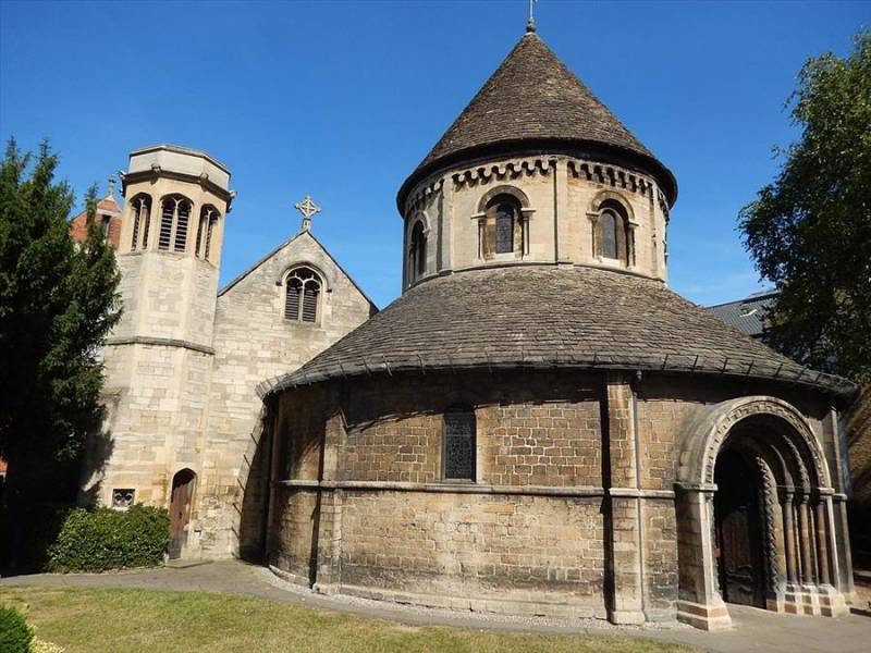 The ancient Holy Sepulchre 'Round Church' in Cambridge, UK.
