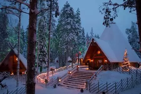Best place to visit in Northen Europe in December is Santa Claus Village.