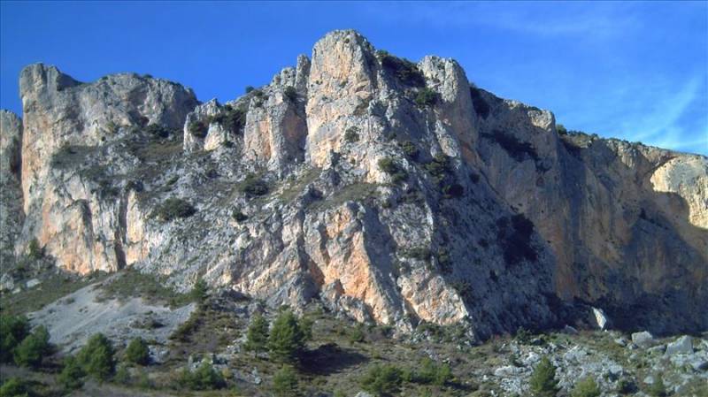 Sierra Aitana mountain hike in Costa Blanca, Spain.