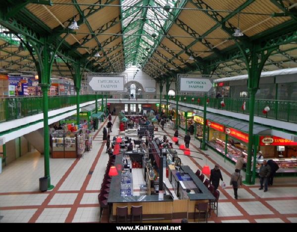 Inside Central Market Hall, Sofia