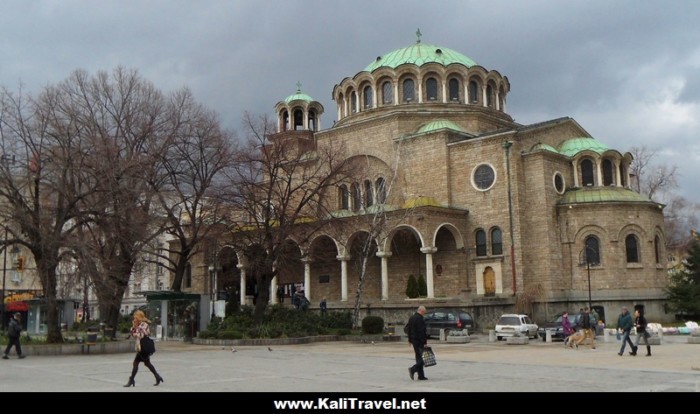 Saint Kyriaki Orthodox Cathedral in Sofia, Bulgaria