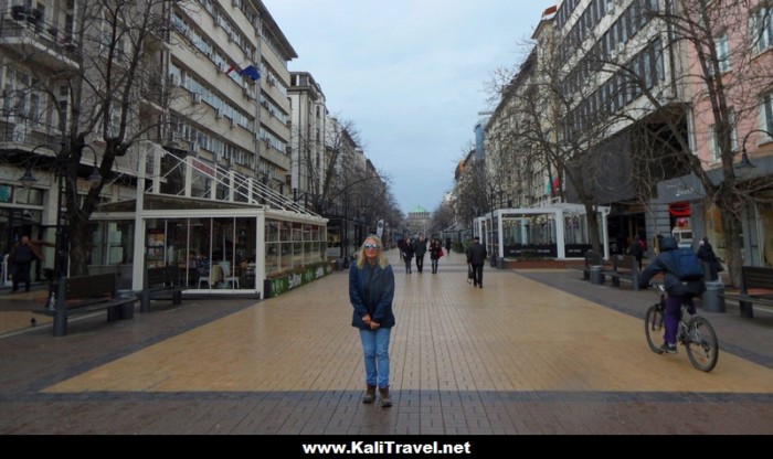Standing on Vitosha Boulevard, Sofia