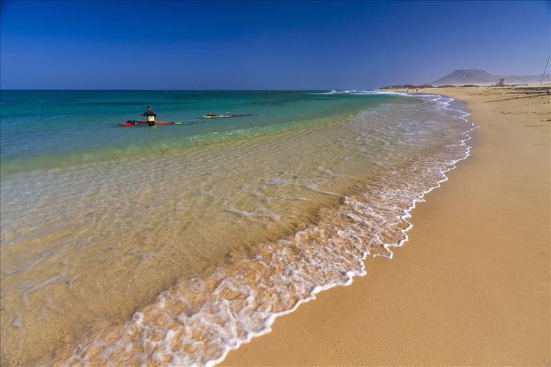 Corralejo Beach Grandes Playas, Fuerteventura.