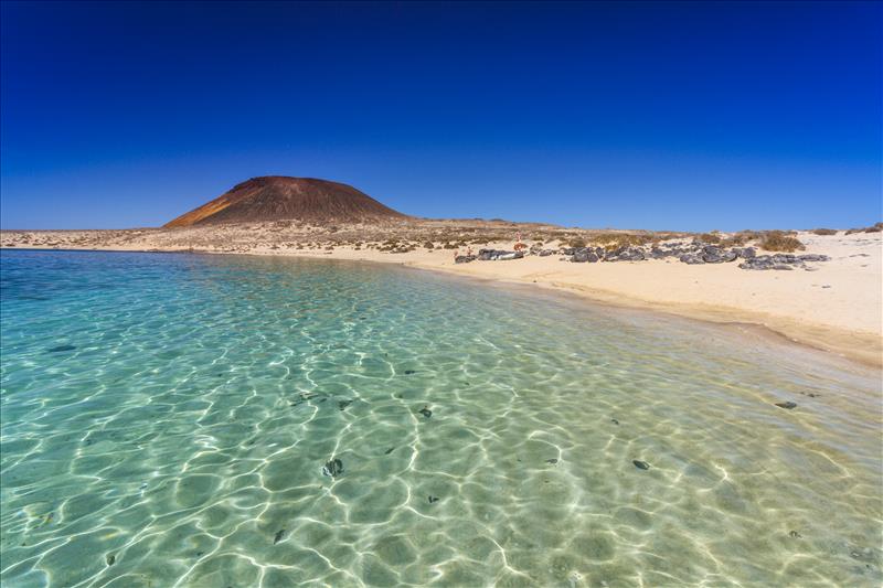 La Francesa beach on La Graciosa Isle, Canary Islands.