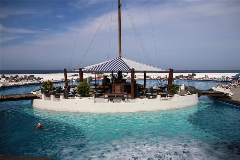 Lago Martianez seafront pool lido in Puerto de la Cruz, Tenerife.