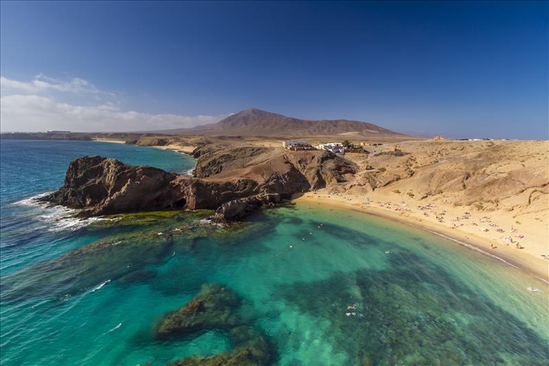 Papagayo Beaches in Lanzarote, Canary Isles.