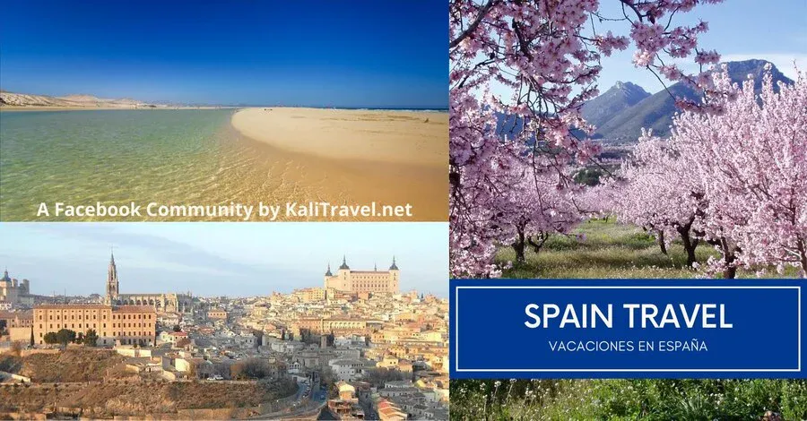 Spain Travel Facebook Group cover by author Kali Marco.