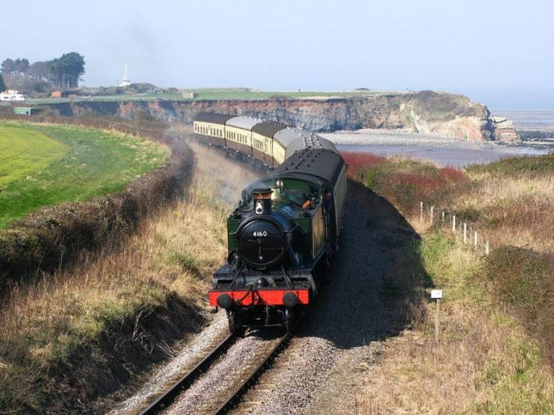 Steam train on the West Somerset Railway.