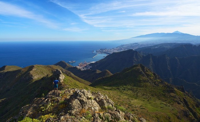 Views to Santa Cruz Bay in Tenerife.