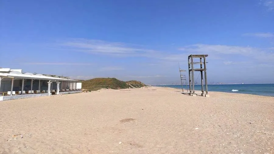 El Saler beach in the Albufera Park near Valencia.