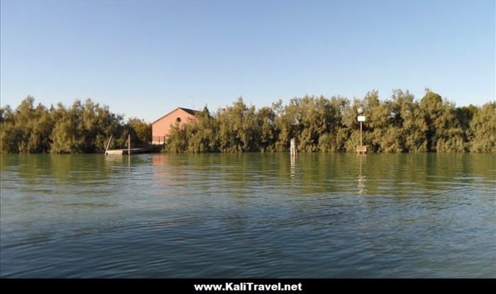 View over the waters of Canale di Torcello, Venice Lagoon