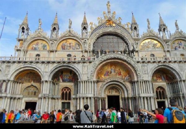 The west facade of St Mark's Cathedral