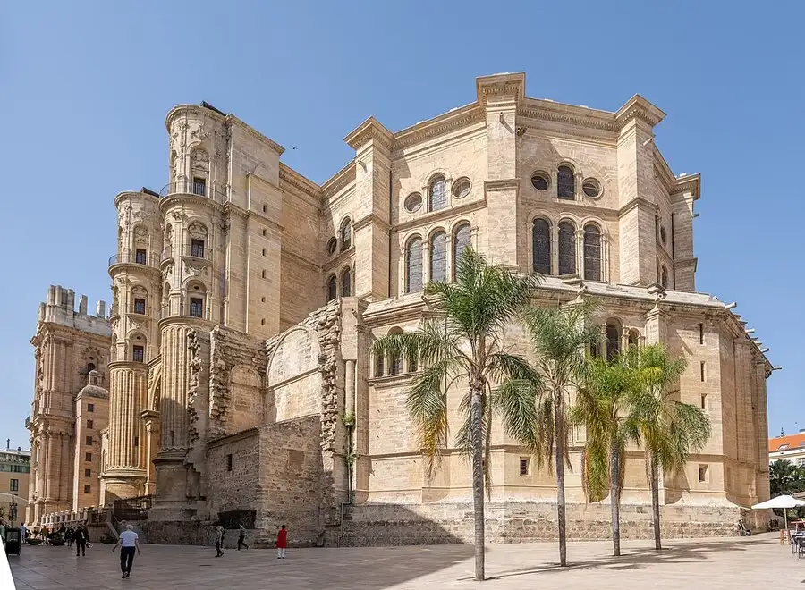 Visit Málaga Cathedral in the historic quarter of the city.