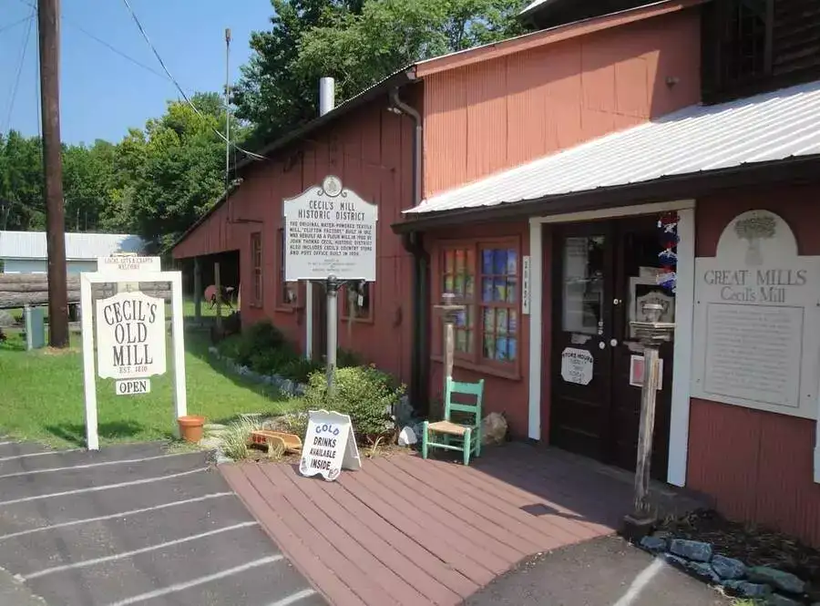 Pay a visit to Cecil's Old Mill Store in historic St. Mary's.